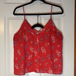 Vienna Sky Coral Oink Floral Camisole